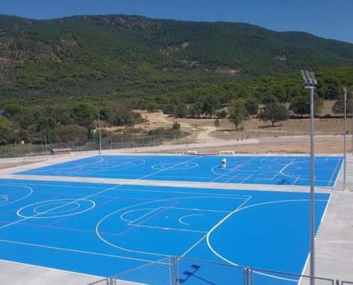 Sistema deportivo en colegio en La Adrada en Ávila