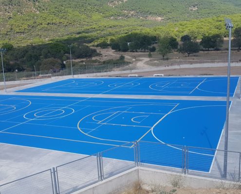 Sistema deportivo en colegio en La Adrada en Ávila