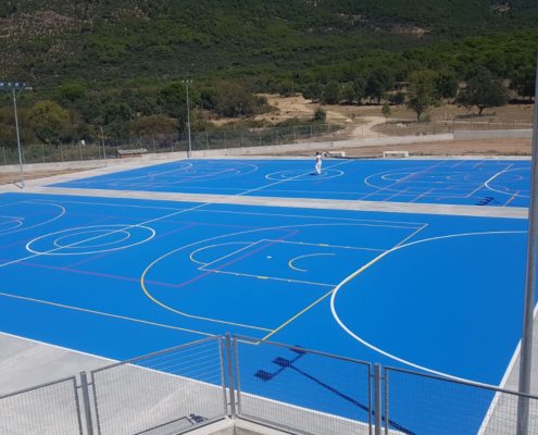 Sistema deportivo en colegio en La Adrada en Ávila