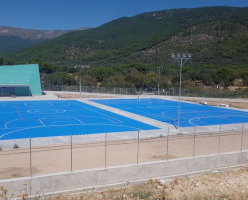 Sistema deportivo en colegio en La Adrada en Ávila